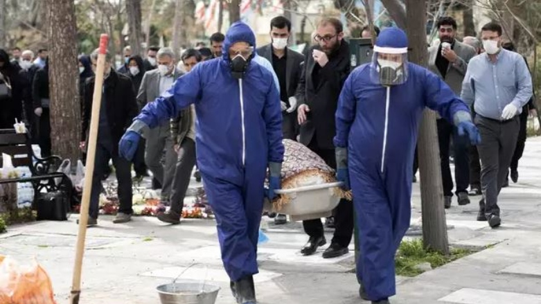 لە ئێران و رۆژهەڵاتی کوردستان لە ماوەی 24 کاتژمێری رابردوودا 93 کەسی دیکە بە ڤایرۆسی کۆرۆنا گیانیان لەدەستداوە